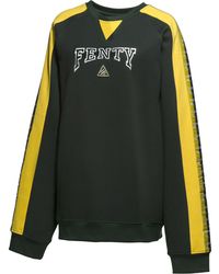 puma x fenty crew neck pullover with taping