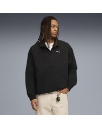 PUMA - Tech Half-Zip Crew - Lyst