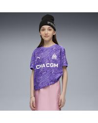 PUMA - Olympique De Marseille 25/26 Torwarttrikot Teenager, Kleidung, Dark Amethyst/Weiß - Lyst