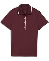 PUMA - Cloudspun Bridges Kurzärmeliges Golf-Polo Damen, Kleidung - Lyst