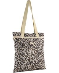 PUMA - Tote Bag Pop Da Donna, Desert Dust-Animal Aop/Aop - Lyst