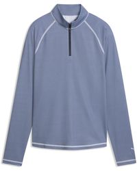 PUMA - Birdseye Quarter-Zip Golf Jacket - Lyst
