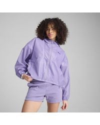 PUMA - Wardrobe Essentials Oversized Wind Jacket - Lyst