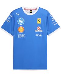 PUMA - Camiseta Scuderia Ferrari Hp Team Monza Para Hombre, Motorsport, Steer Azul - Lyst