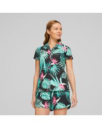 PUMA - X Palm Tree Crew Paradise Camp Golf-Shirt Frauen - Lyst