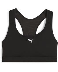 PUMA - 4Keeps Run Moisture Wicking, Mid Impact Sports Bra - Lyst