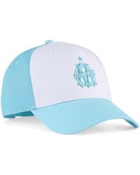 PUMA - Cappellino Olympique De Marseille King, Accessori, Bianco - Lyst