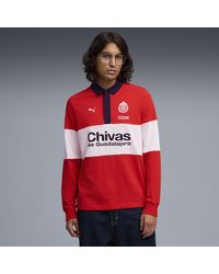 PUMA - Chivas Long Sleeve Rugby Polo Shirt - Lyst