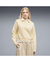 PUMA - Polo Décontracté En Polaire À Manches Longues Class - Lyst