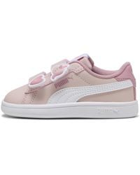 PUMA - Smash 3.0 Badges Sneakers Baby, Schuhe, Mauve Mist/Weiß - Lyst