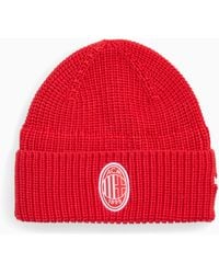 PUMA - Ac Milan Essentials Beanie Hat, For All Time - Lyst