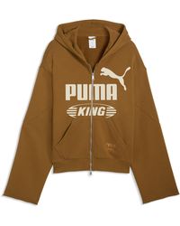 PUMA - King Full-Zip Oversized Jacket - Lyst