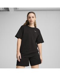PUMA - T-shirt Structuré Décontracté Ess Elevated - Lyst