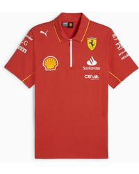 PUMA - Scuderia Ferrari Team Polo Shirt - Lyst