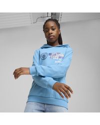 PUMA - Sudadera Con Capucha Manchester City Ftblnrgy Jr - Lyst