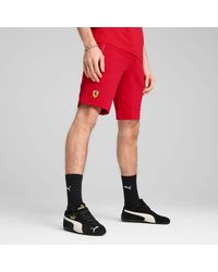 PUMA - Scuderia Ferrari Race Sweat Shorts - Lyst
