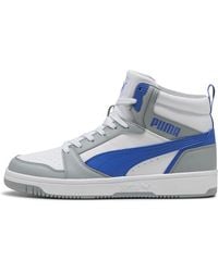 PUMA - Rebound Sneakers, Schuhe, Cool Mid/Vivid Blau/Weiß - Lyst
