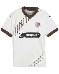 PUMA - Camiseta Fc St. Pauli 2.ª Equipación 24/25 Juvenil, Marrón/Blanco - Lyst
