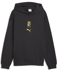 PUMA - Borussia Dortmund Ftblculture Relaxed Hoodie - Lyst