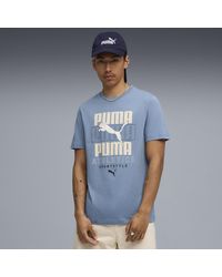 PUMA - T-shirt À Motifs Superposés - Lyst