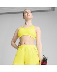PUMA - Reggiseno 4Keeps Run, Abbigliamento, Lemon Sherbert - Lyst
