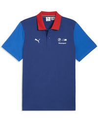 PUMA - Polo Bmw M Motorsport Essentials Da Uomo, Accessori, Blu - Lyst