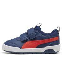 PUMA - Zapatillas Multiflex 2 Para Niños, Calzado, Persian Azul/Fierce Rojo - Lyst