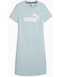 PUMA - Vestido Estilo Camiseta Ajustado Essentials - Lyst