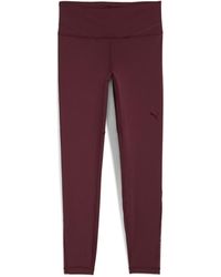 PUMA - Leggings Da Training A Vita Alta Shape Da Donna, Sport, Ruby Shimmer - Lyst