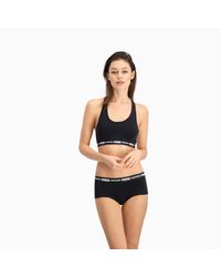 PUMA - Top Con Dorso A Vogatore Donna Confezione Da 1, Abbigliamento, Nero - Lyst