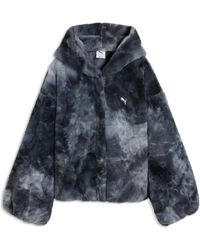 PUMA - Street Glam Highloft Oversized Jacket - Lyst