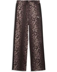 PUMA - Leopard Luxe T7 Track Pants - Lyst