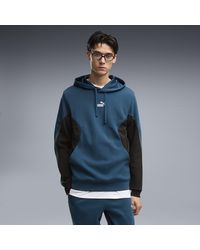 PUMA - Hoodie Essentials Colourblock - Lyst