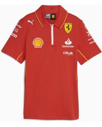 PUMA - Scuderia Ferrari 2024 Replica Collection Team Polo Shirt - Lyst