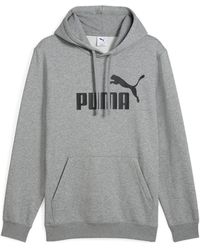 PUMA - Essentials Logo Fleece Hoodie - Lyst