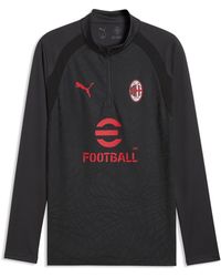PUMA - Ac Milan Quarter-Zip Slim Training Top - Lyst