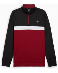PUMA - Pure Colourblock Golf Quarter-zip - Lyst