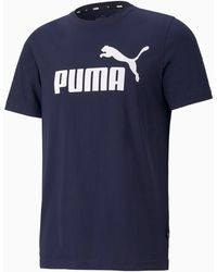 PUMA - Essentials Logo T-Shirt Voor - Lyst