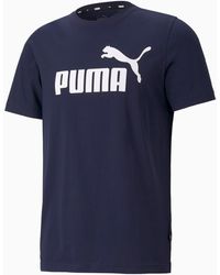 PUMA - Essentials Logo T-Shirt Voor - Lyst