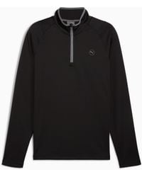 PUMA - Waffle Fleece Golf Quarter-Zip - Lyst