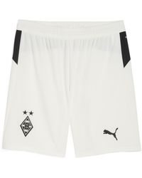 PUMA - Shorts Borussia Mönchengladbach 25/26 Da Uomo, Sport, Warm Bianco/Nero - Lyst