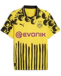 PUMA - Kidsuper X Borussia Dortmund Shirt Voor Zwart/Geel, Maat - Lyst