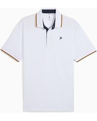 PUMA - X Palm Tree Crew Tipped Golf Polo Shirt - Lyst