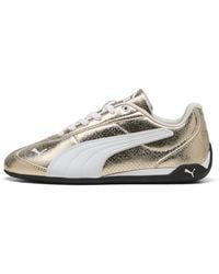 PUMA - Replicatch Metallic Whisper Sneakers Voor Wit/Goud, Maat 35,5 - Lyst