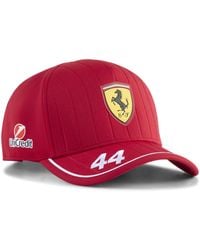 PUMA - Gorra De Béisbol Hamilton Scuderia Ferrari Hp, Accesoiros, Dark Cherry - Lyst