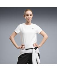 PUMA - Wardrobe Essentials Slim T-Shirt - Lyst