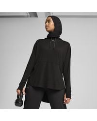 PUMA - Sudadera Con Capucha Modest Para Mujer, Ropa, Negro - Lyst