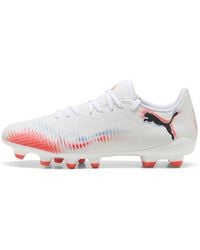PUMA - Future 8 Play Fg/Ag Voetbalschoenen Voor Zwart/Rood/Wit, Maat - Lyst