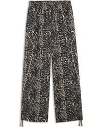PUMA - Sport Relaxed Animal Printed Wide Leg Pants - Lyst