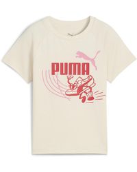 PUMA - Camiseta Little Runners Para Niños, Age, Alpine Snow - Lyst